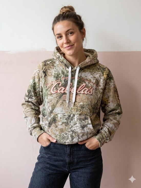 Cabela's Jackets & Blazers - Cabela's Camo Logo Hoodie
